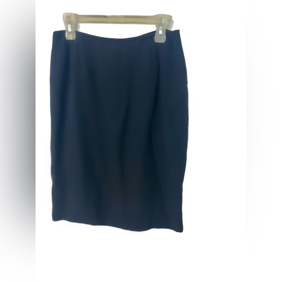 Liz Claiborne Dresses & Skirts - 🍍Liz Claiborne Collection Sz. 12 Navy, Side Zipper, Fully Lined, Back Slit🍍